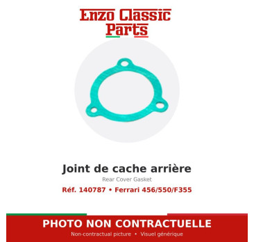 Joint de cache arrière Ferrari 456/550/F355 (140787)