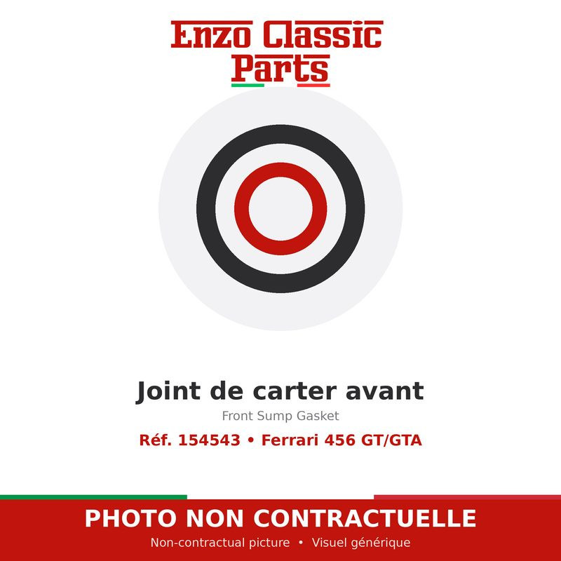 Joint de carter avant Ferrari 456 GT/GTA (Réf. 154543)