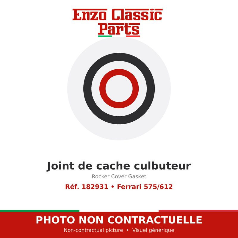 Joint de cache culbuteur Ferrari 575/612 (182931) Joint de cache culbuteur Ferrari 575/612 (182931)