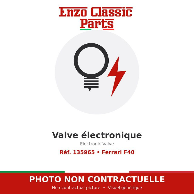 Valve électronique Ferrari F40 - Ref. 135965 Valve électronique Ferrari F40 - Ref. 135965