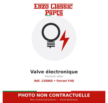Electronic Valve Ferrari F40 - Ref. 135965