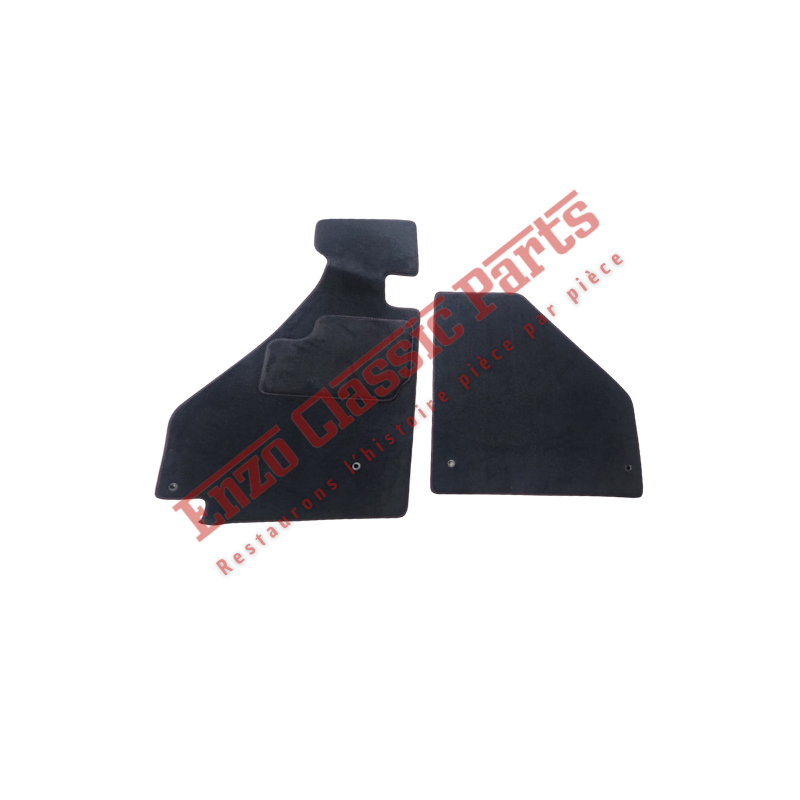 63299390 Set de tapis noir Ferrari 348 surpiqure rouge