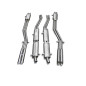 Ferrari 500 S Fast Stainless Steel Exhaust (1964-66)