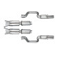 Ferrari 365 GTB 4 Daytona S1 Stainless Steel Exhaust (1968-70)