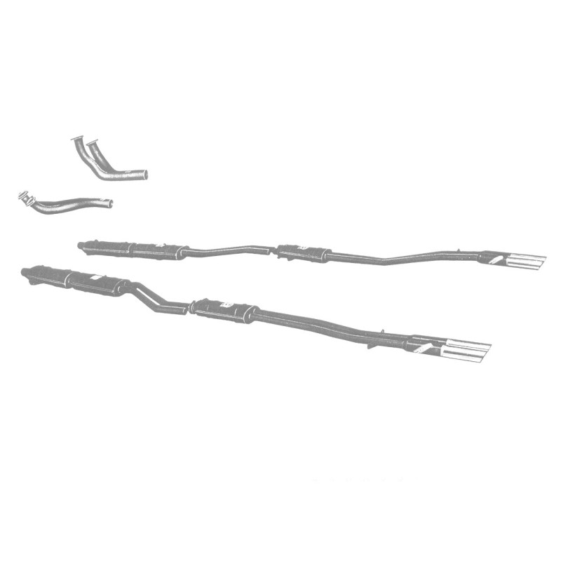 Ferrari 330 America Stainless Steel Exhaust (1964-65)