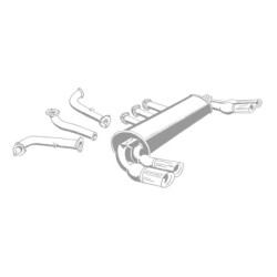 Ferrari 288 GTO Stainless Steel Sport Exhaust (1984-86)