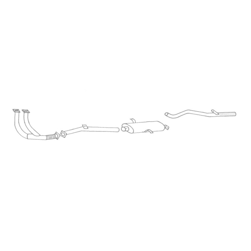 Jaguar Mk 7 - Stainless Steel Exhaust (1951-57)