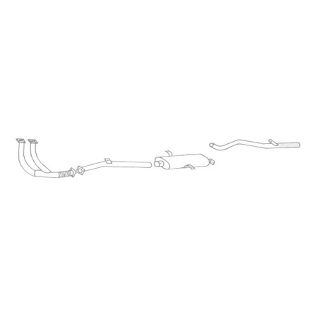 Jaguar Mk 7 - Stainless Steel Exhaust (1951-57)