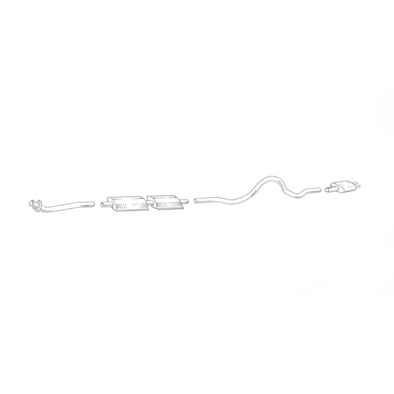 Facel Vega Facel III - Stainless Steel Exhaust (1963-64)