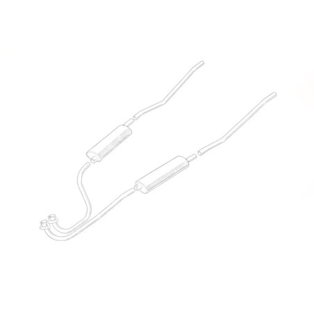 Alvis TE21 / TF21 Stainless Steel Exhaust (1963-67)