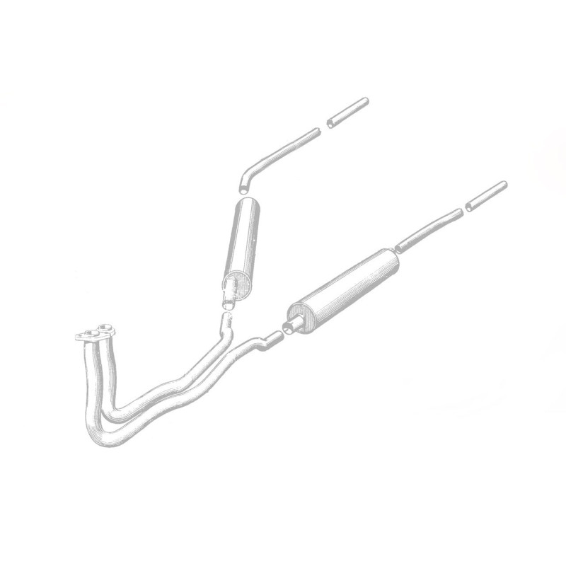 Alvis TA21 Stainless Steel Exhaust (1950-54)