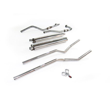 Jaguar XK140 and XK150 - Twin Stainless Steel SPORT Exhaust (1955-60)