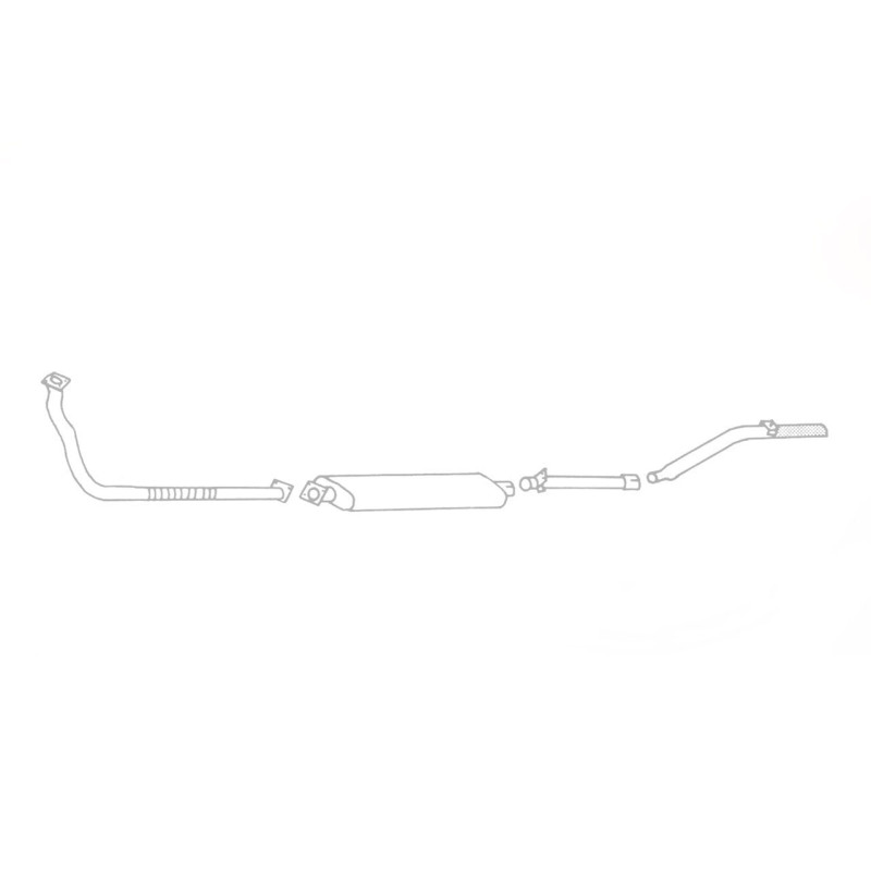 Jaguar 1.5 One and a Half litre - Stainless Steel Exhaust (1938-48)