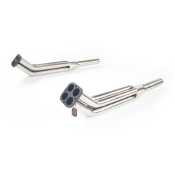 Aston Martin V8 Stainless Steel Collectors 2.5 inch (1973-89)