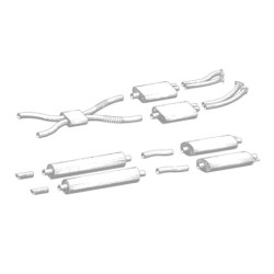 Aston Martin DBS V8 (Injection) Stainless Steel Exhaust (1969-72)