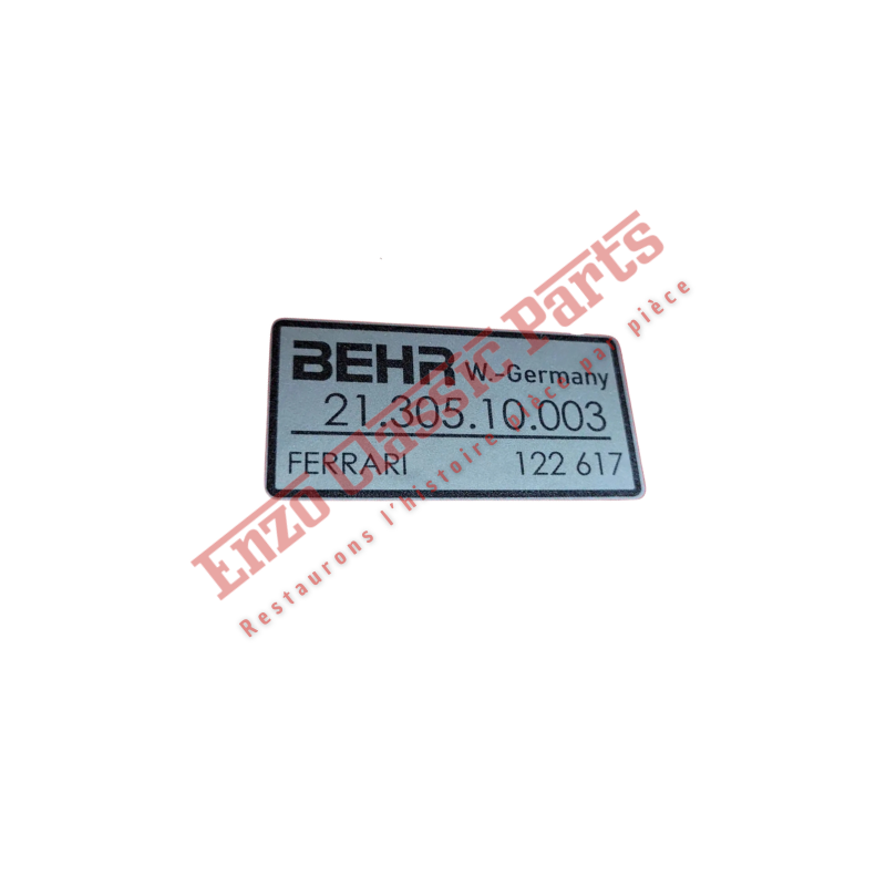 122617 Sticker d'échangeur Ferrari 288 GTO