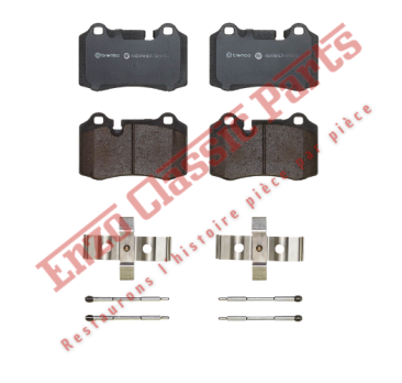 Plaquettes de frein arrière Brembo – Réf. 673012040 Compatible : Maserati Quattroporte / GranTurismo / GranCabrio